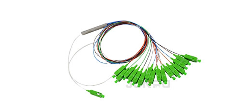 SC/APC Mini Stalen Buis PLC Splitter