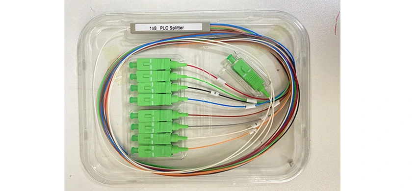 Glasvezelsplitter 1x8 SC/APC