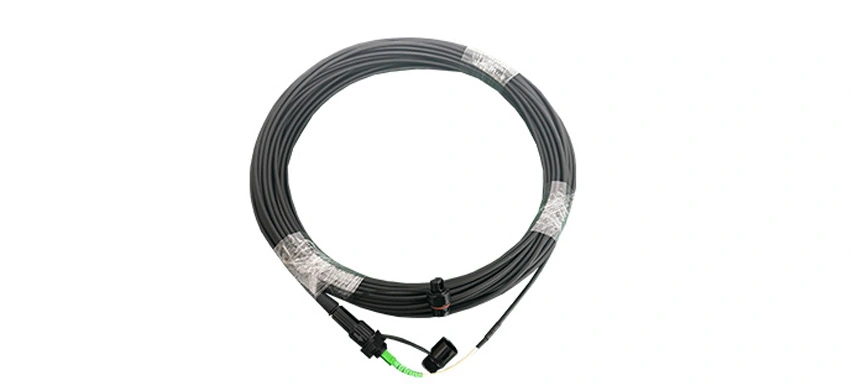 Voorgemonteerde MINI SC dropkabel met optitap connector