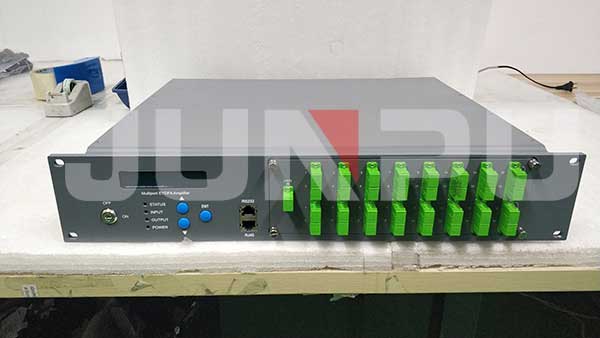 1550nm EDFA 16-poorts optische versterker 1550nm EDFA 16-poorts optische versterker