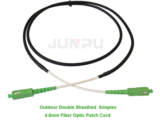 4,6 mm simplex buitenvezeloptische patchkabel