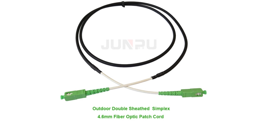 4,6 mm Simplex Outdoor glasvezel patchkabel
