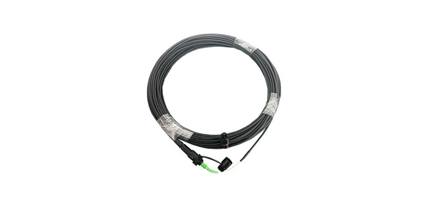 Voorgemonteerde MINI SC dropkabel met optitap-connector